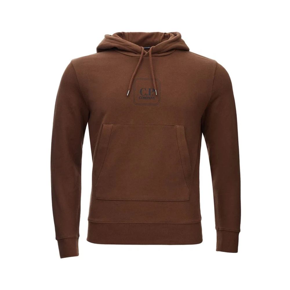C.P. Company Luxe Bruine Katoenen Trui voor Mannen Brown Heren