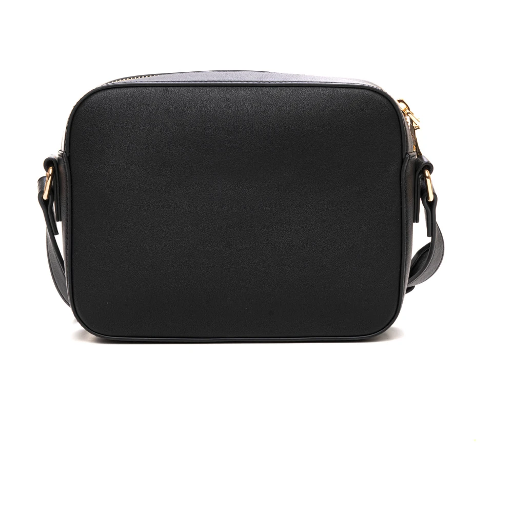 Love Moschino Verstelbare schouderband kleine tas met rits Black Dames