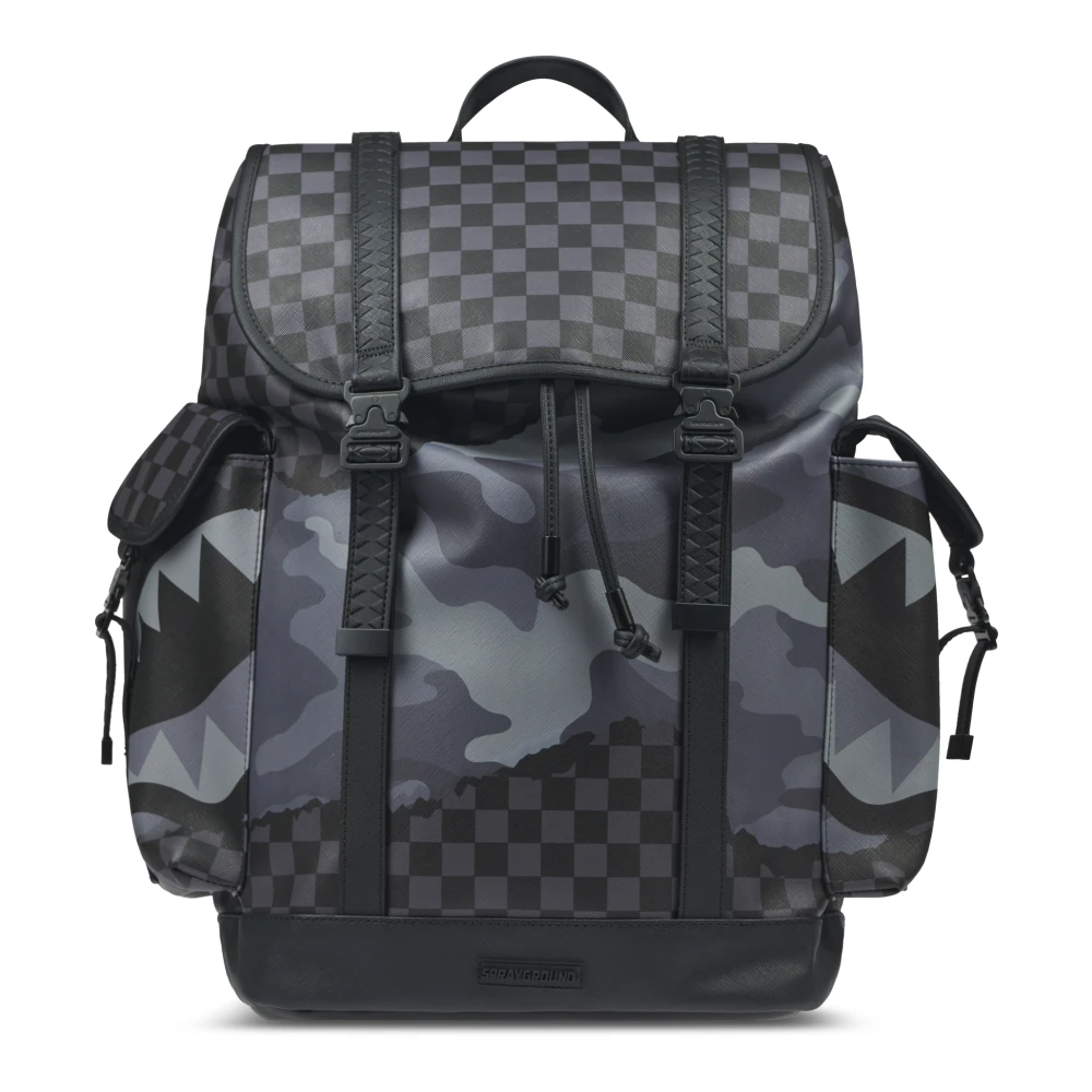 Sprayground Camo Tear Monte Carlo Rugzak Black Heren