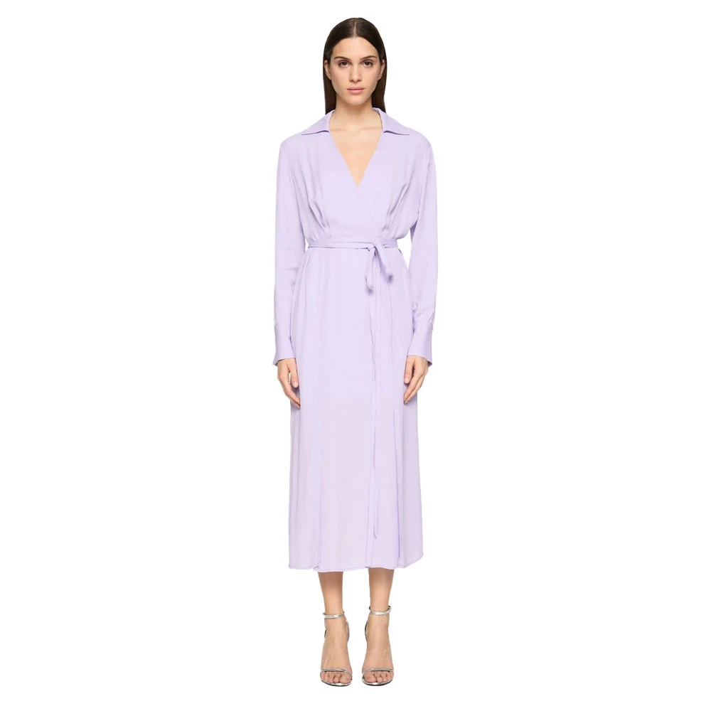 Dondup Maxi Dresses Purple Dames