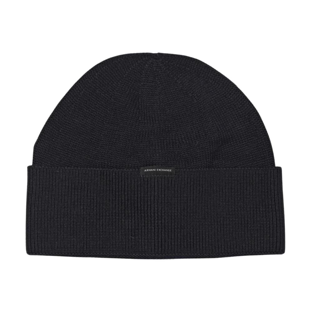 Armani Exchange Herren Blau Knit Beanie Hat