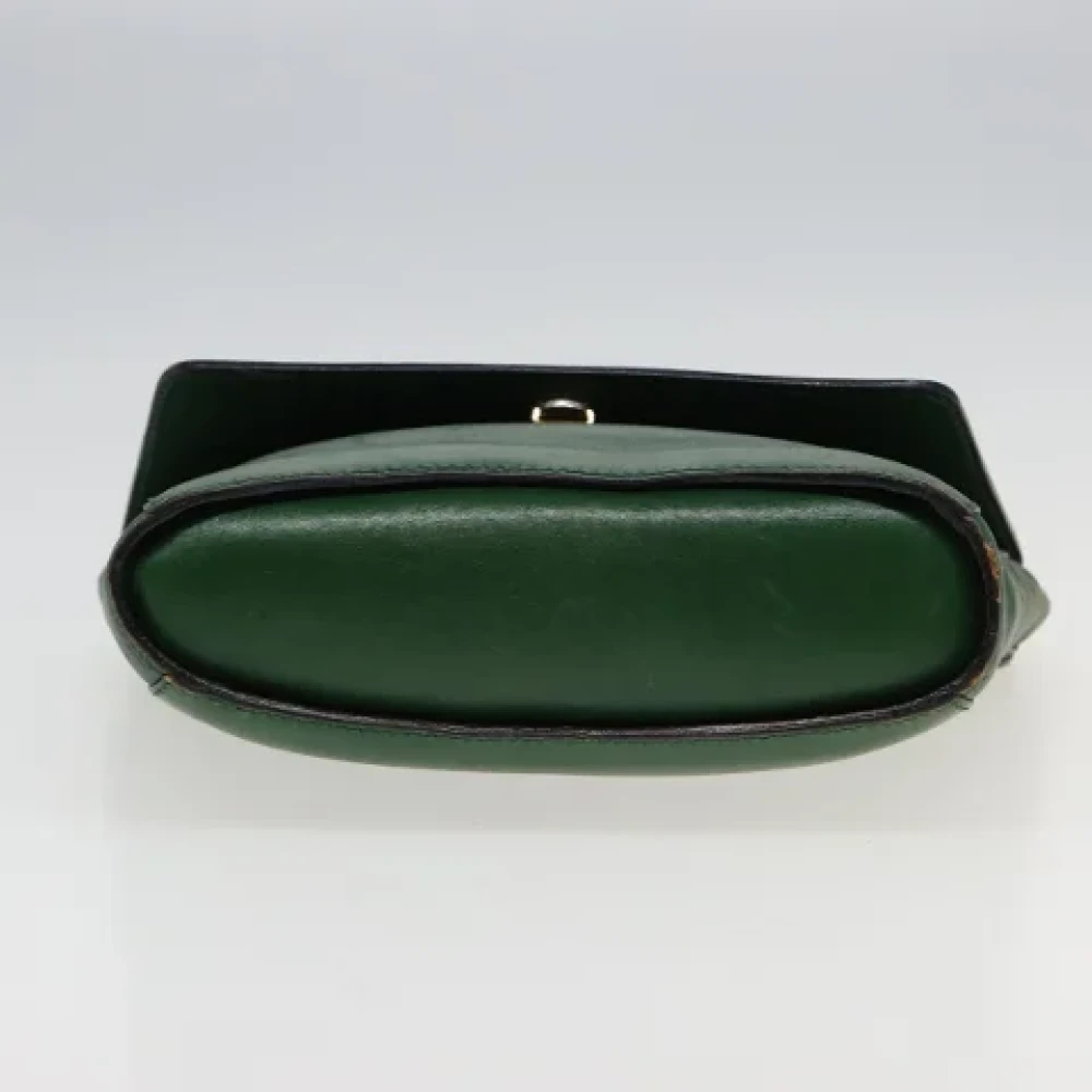 Fendi Vintage Pre-owned Leather fendi-bags Green Dames
