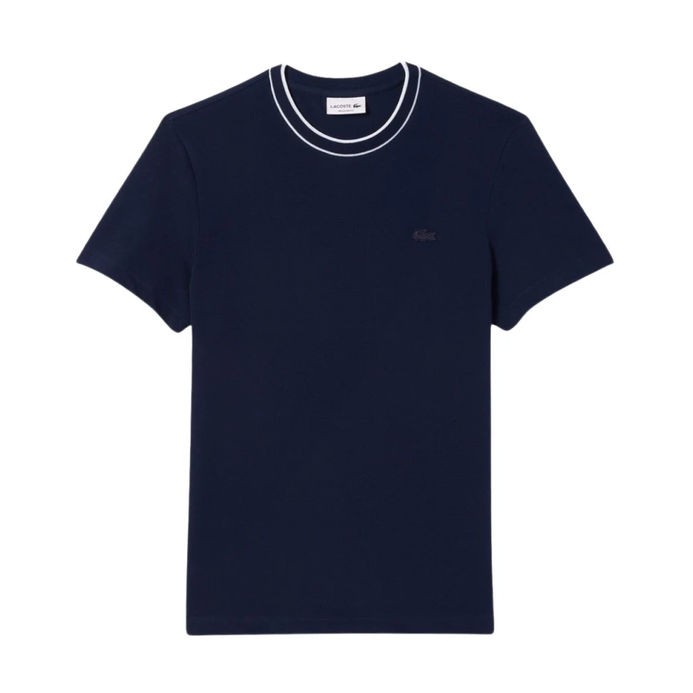 Lacoste Klassiek Navyblauw Katoenen Piqué T-Shirt Blue Heren