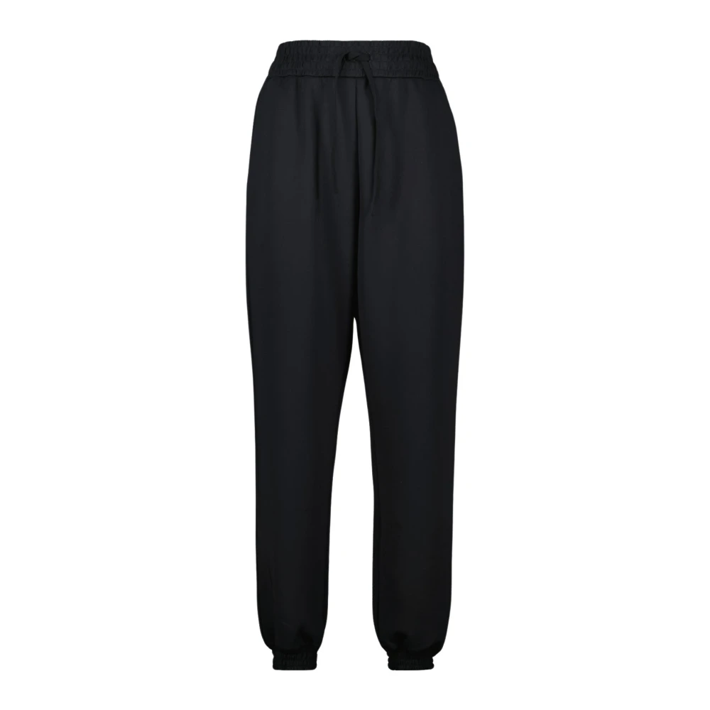 Moncler Zwarte Sweatpants Lente-Zomer 2025 Modern Ontwerp Black Dames