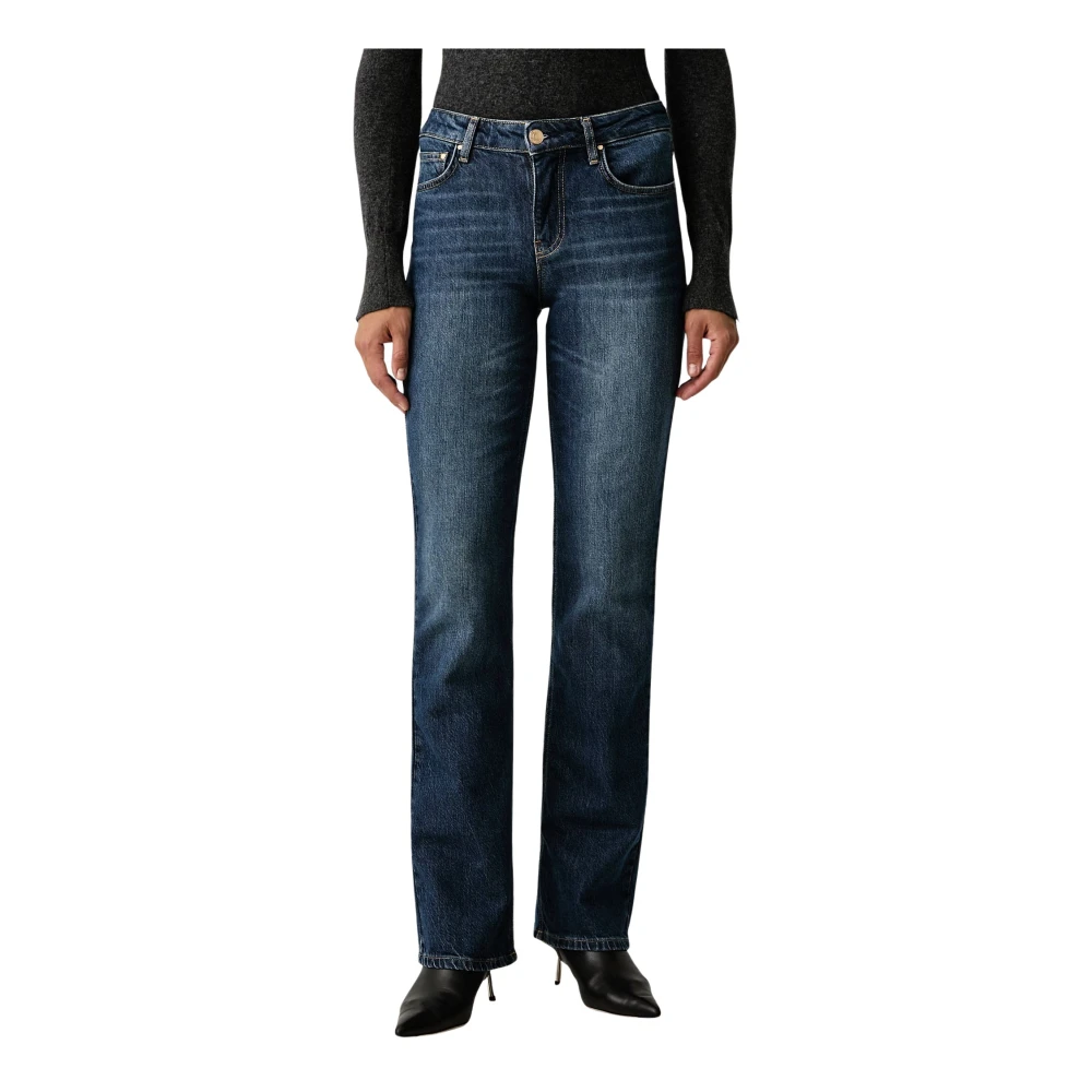Guess Damen Dunkelblau Jeans W6bajr D2117 Straight Fit - Bild 2