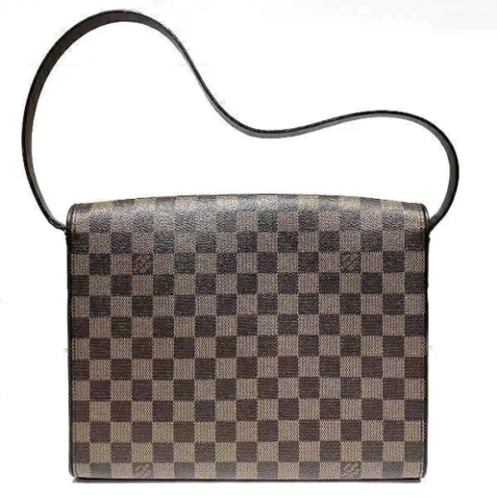 Louis Vuitton Vintage Pre-owned Fabric shoulder-bags Brown Dames