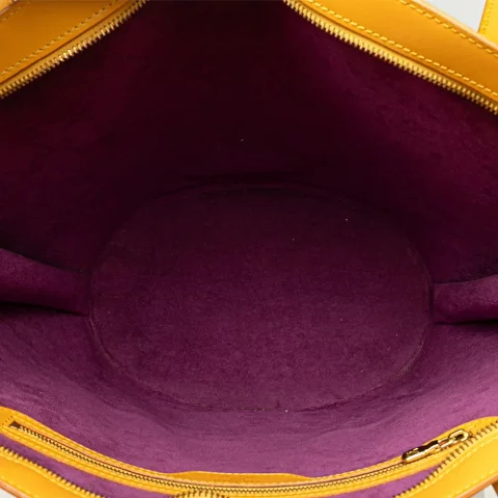 Louis Vuitton Vintage Pre-owned Leather shoulder-bags Yellow Dames