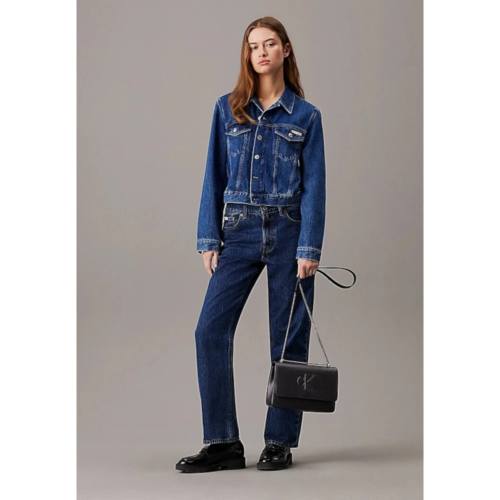 Calvin Klein Omkeerbare schoudertas in zwart Black Dames