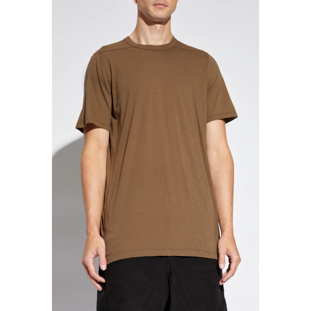 Rick Owens Level T-shirt Brown Heren