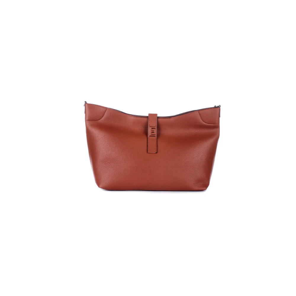 Ermanno Scervino Bruine Logo Fronttas met Band Brown Dames