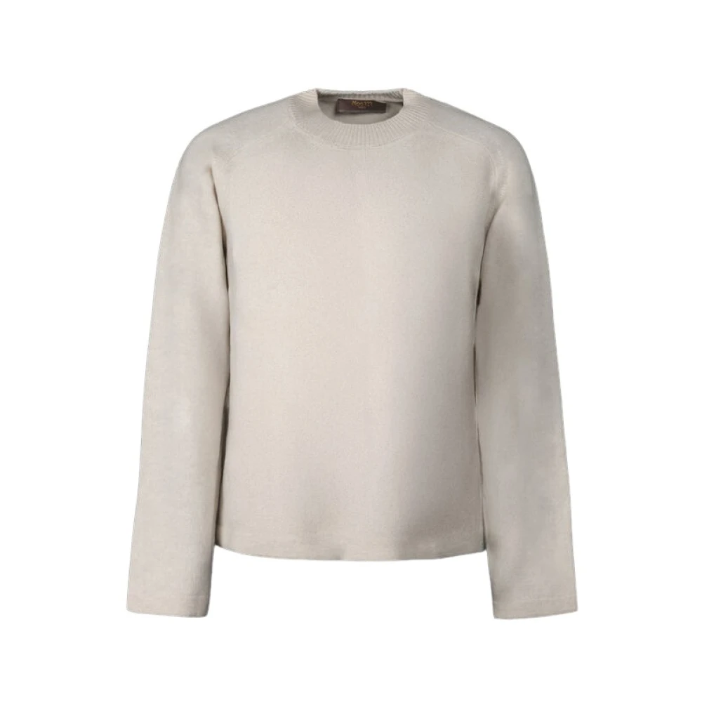 Moorer Women's Beige Round-Neck Knitwear, Xs, Linne Crewneck Jumper