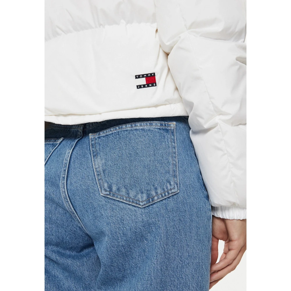 Tommy Jeans Witte Zware Donsjas White Dames