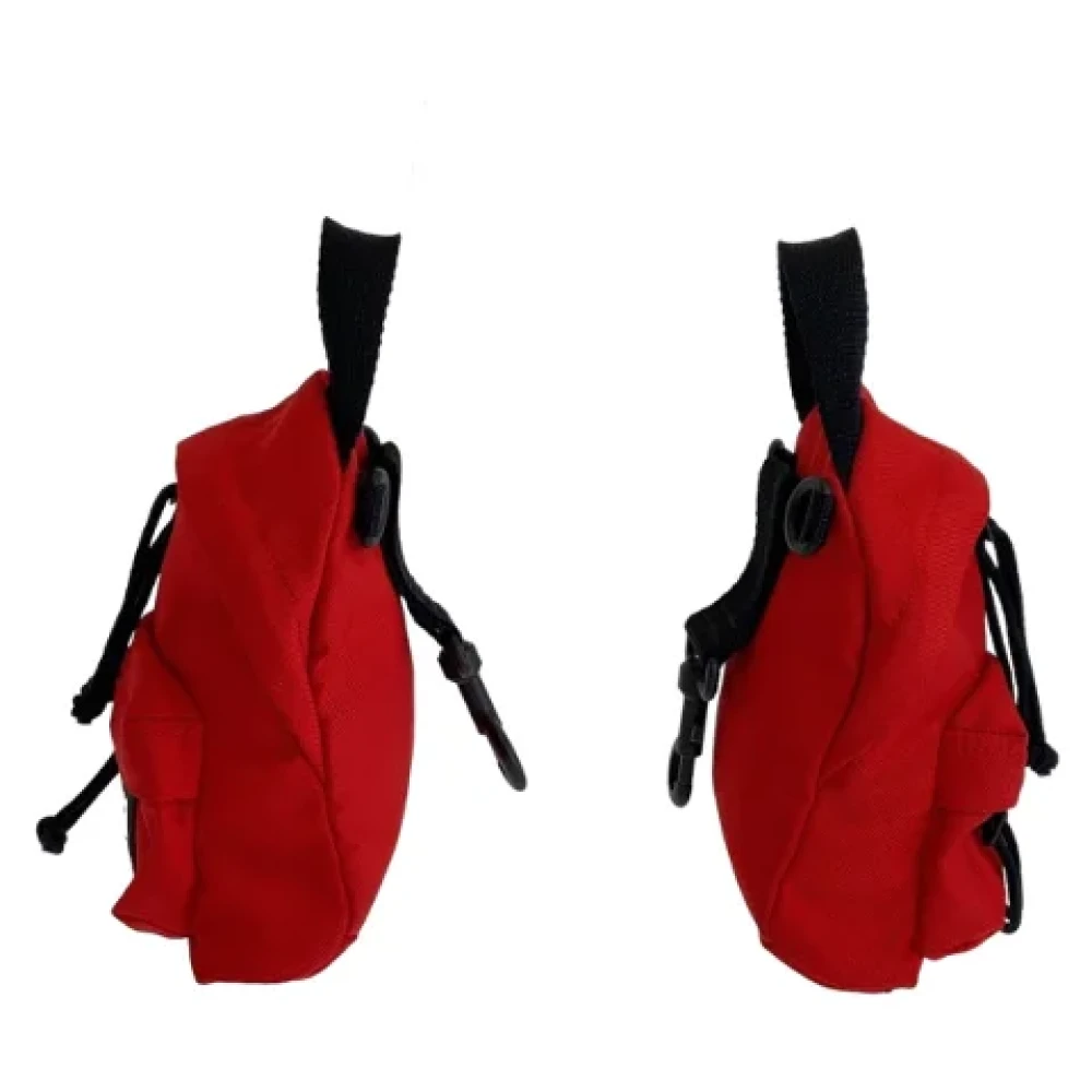 Balenciaga Vintage Pre-owned Canvas crossbody-bags Red Heren