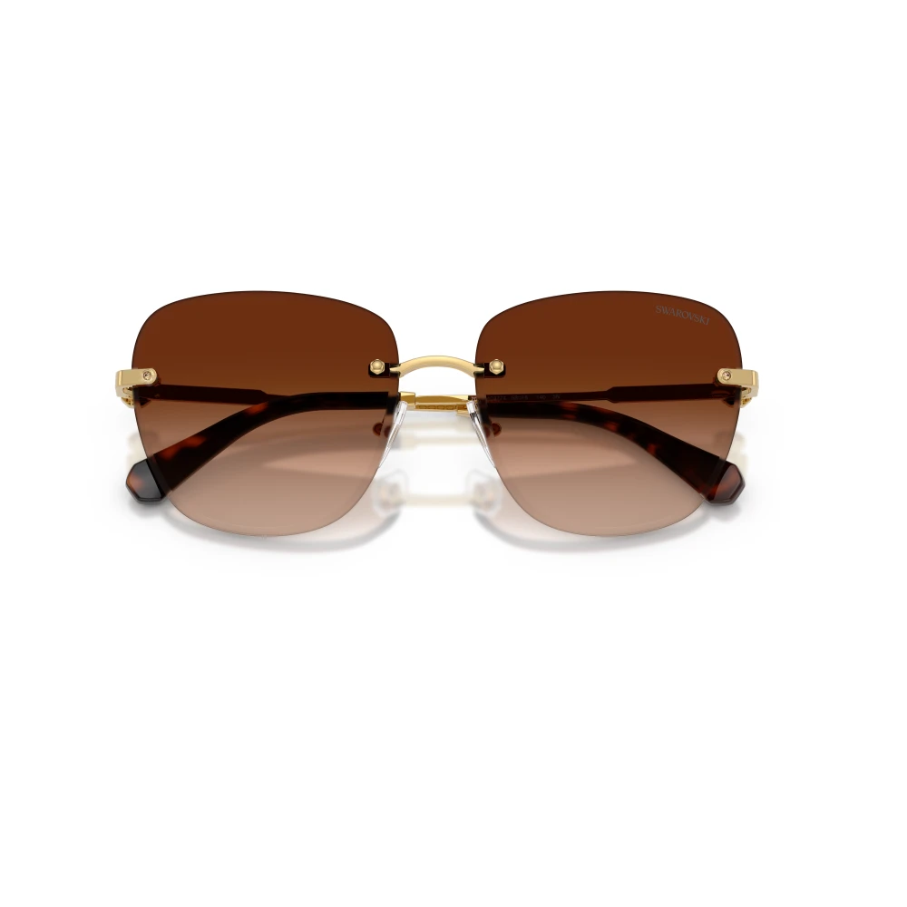 Swarovski Unisex Yellow Sunglasses, 58 Mm, Occhiali Da Sole