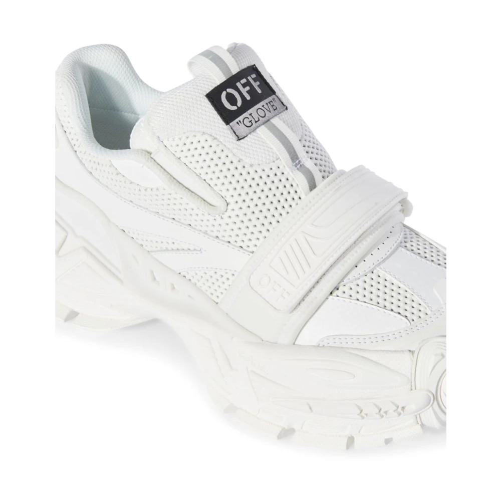 Off White Witte Slip-On Sneakers White Heren