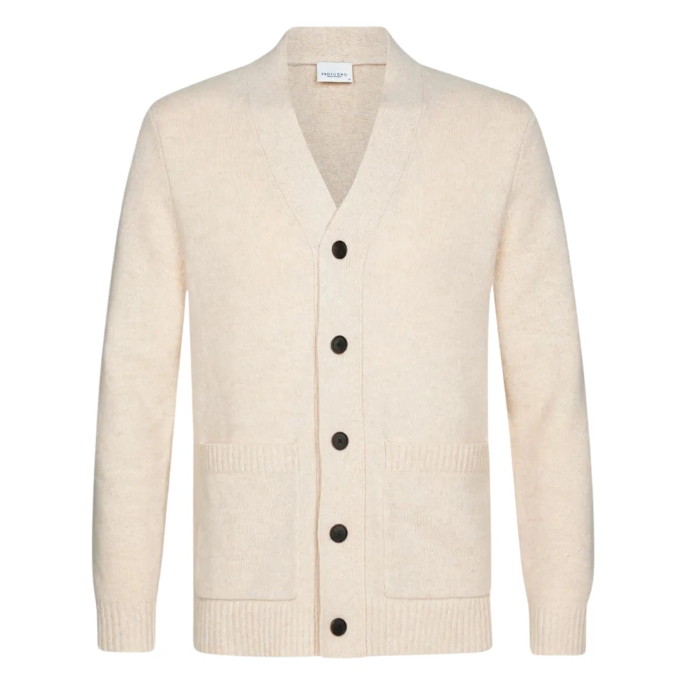 Profuomo Off White Vest Stijlvol Model White Heren