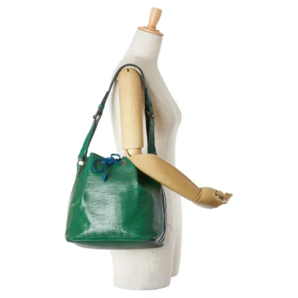 Louis Vuitton Vintage Pre-owned Leather shoulder-bags Green Dames