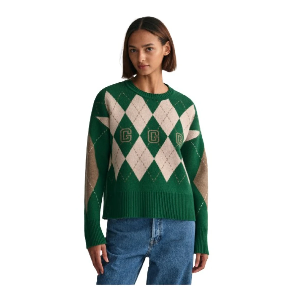 Knitwear > Round-neck Knitwear - - Gant - Modalova