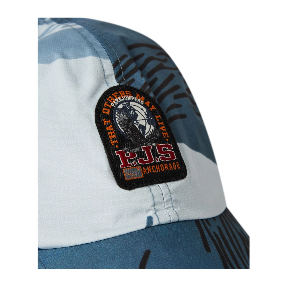 Parajumpers Arctic Logo Patch Baseball Cap Blue Heren