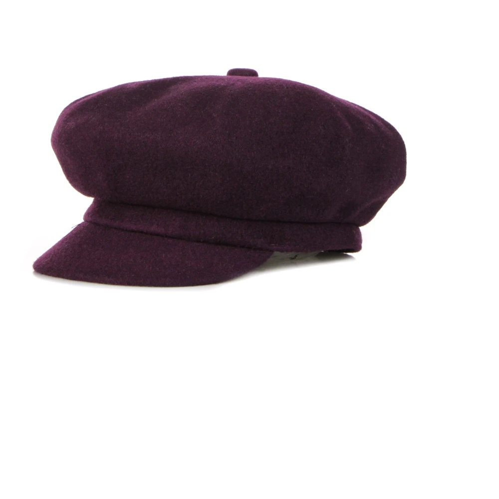 Kangol Wol Spitfire Blackberry Flat Cap Hoed Brown Heren