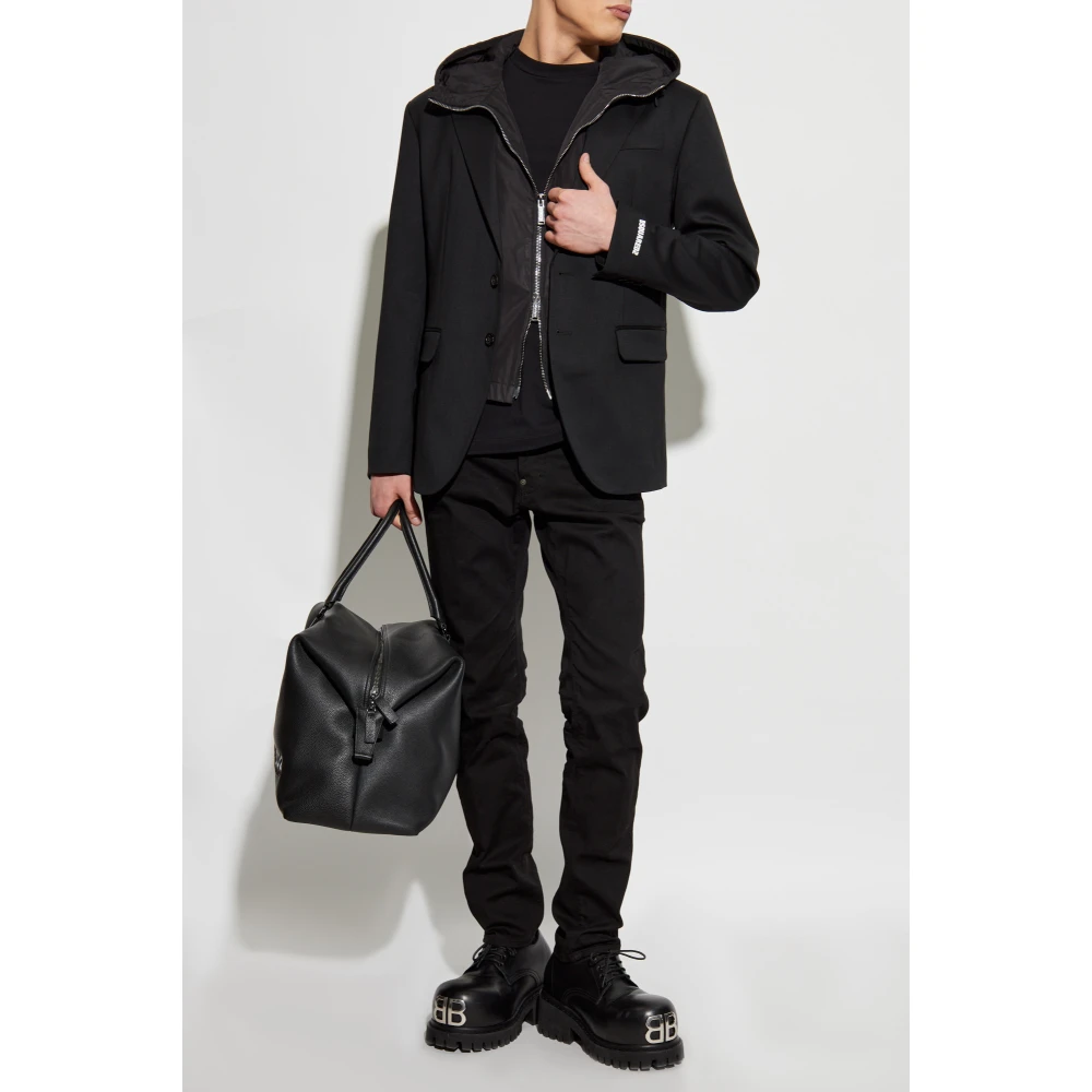 Dsquared2 Blazer met ingenaaid jasje Black Heren