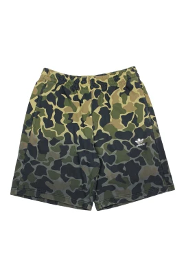 Camo Shorts med French Terry Struktur