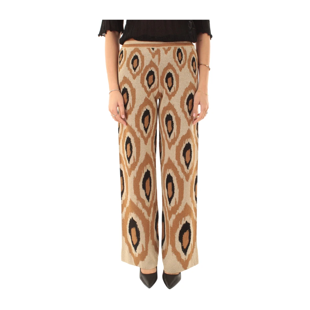 Akep Donna Multicolor - Palazzo Pant - Trousers - E -Xs