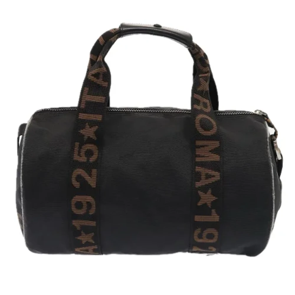 Fendi Vintage Pre-owned Canvas handbags Black Dames