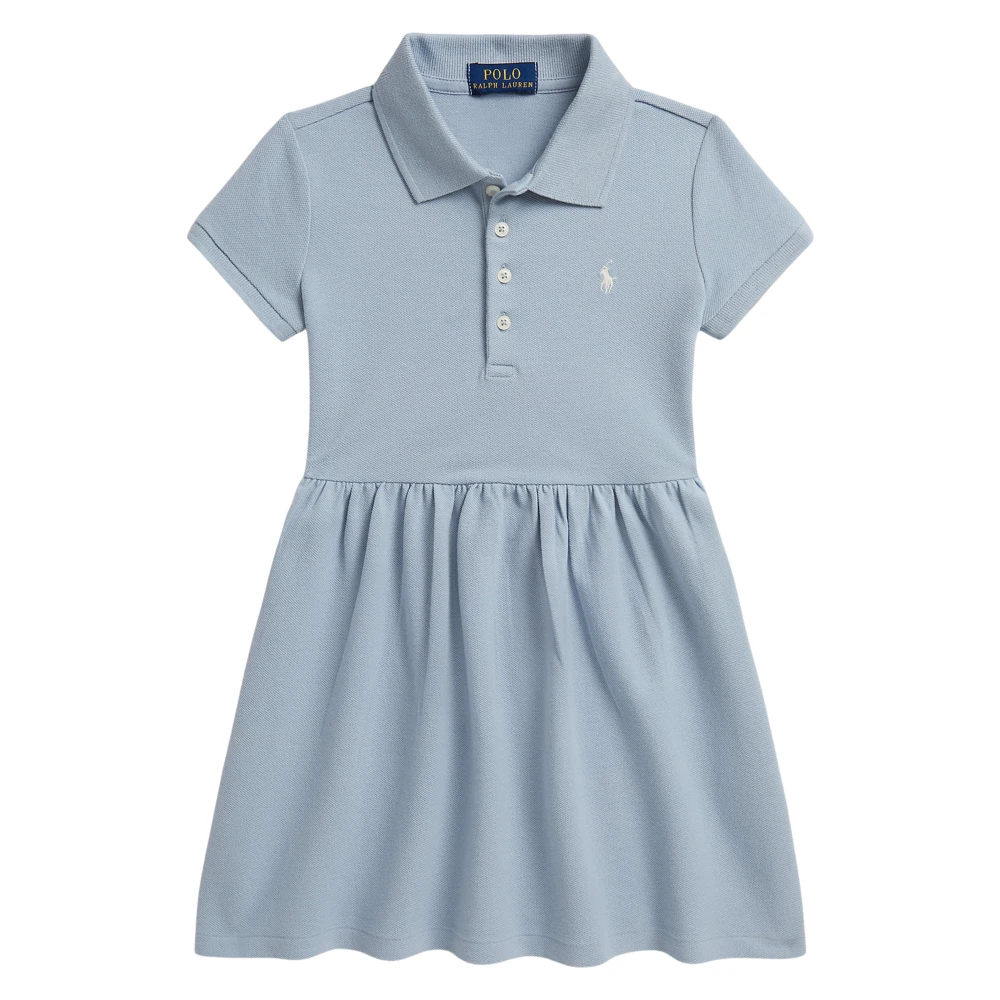 Ralph Lauren Girls Blue Dresses, 7 Y, Polo Waist Dress