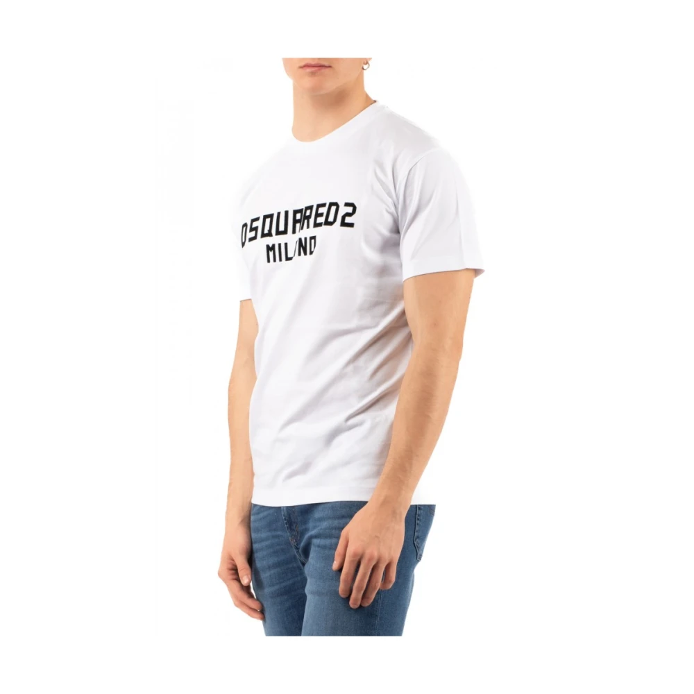 Dsquared2 Casual Katoenen T-shirt White Heren