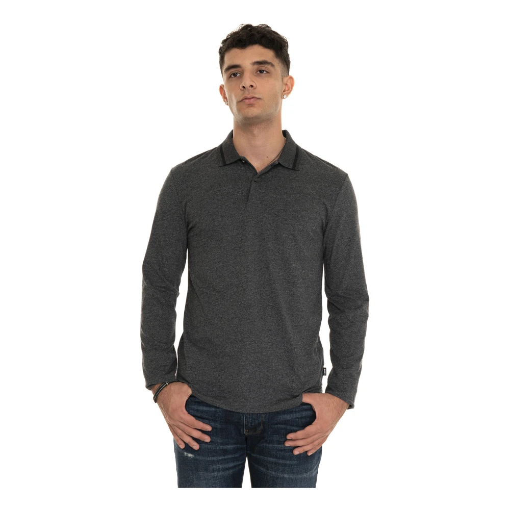Boss Klassieke Polo Shirt in Diverse Kleuren Gray Heren