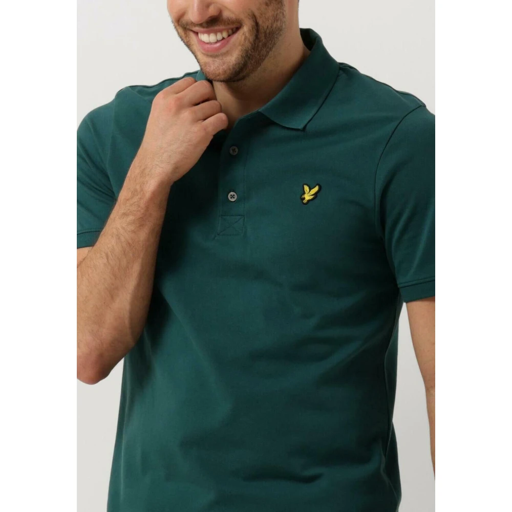 Lyle & Scott Heren Polo T-shirt Brown Heren