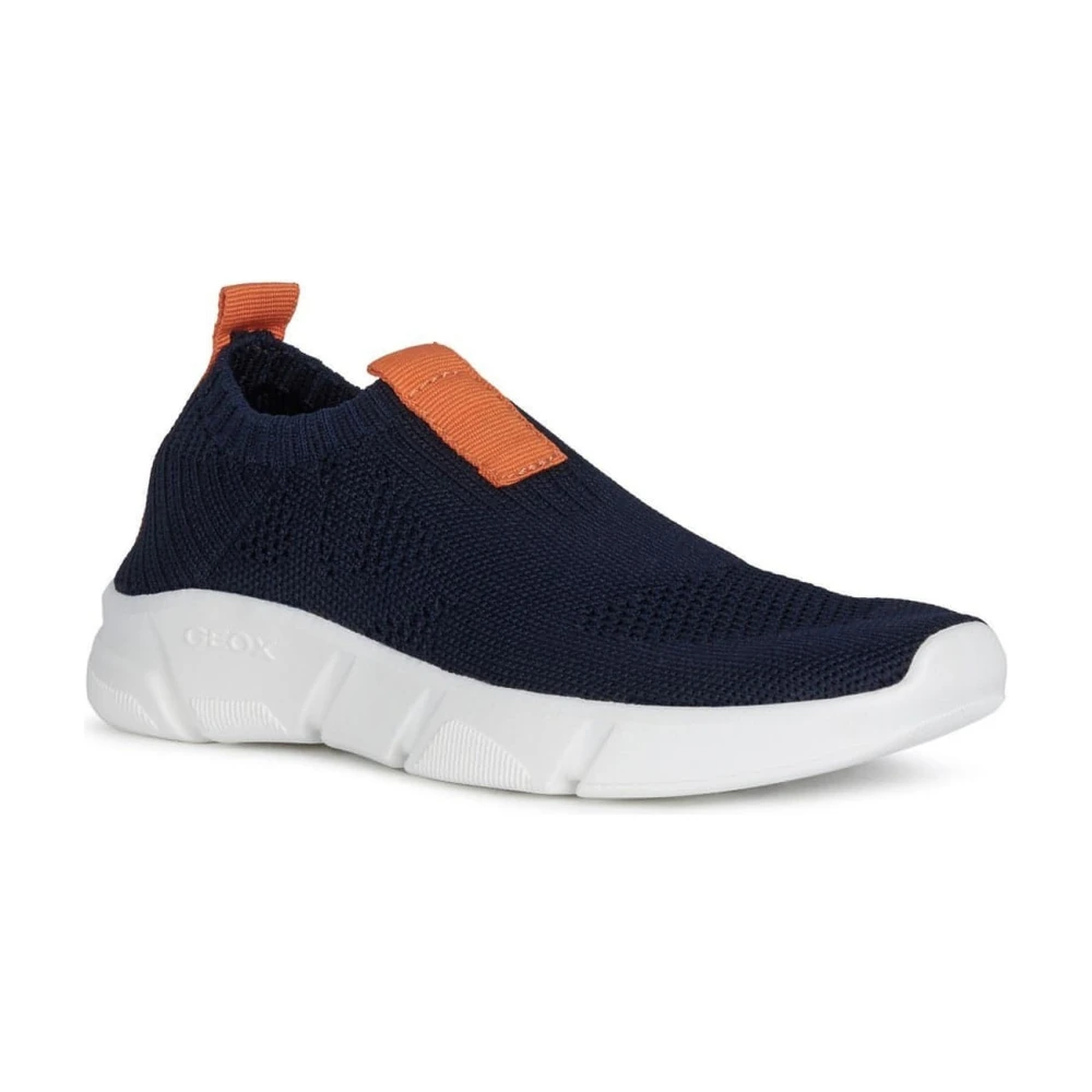 Geox Blue Kids Sneakers, Male, 36 Eu, Aril Trainers