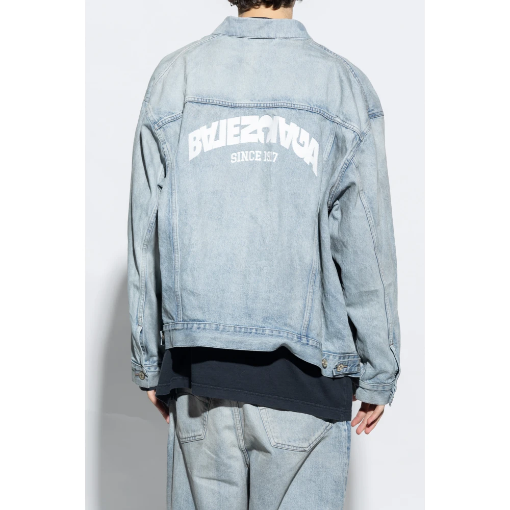 Balenciaga Spijkerjasje Blue Heren