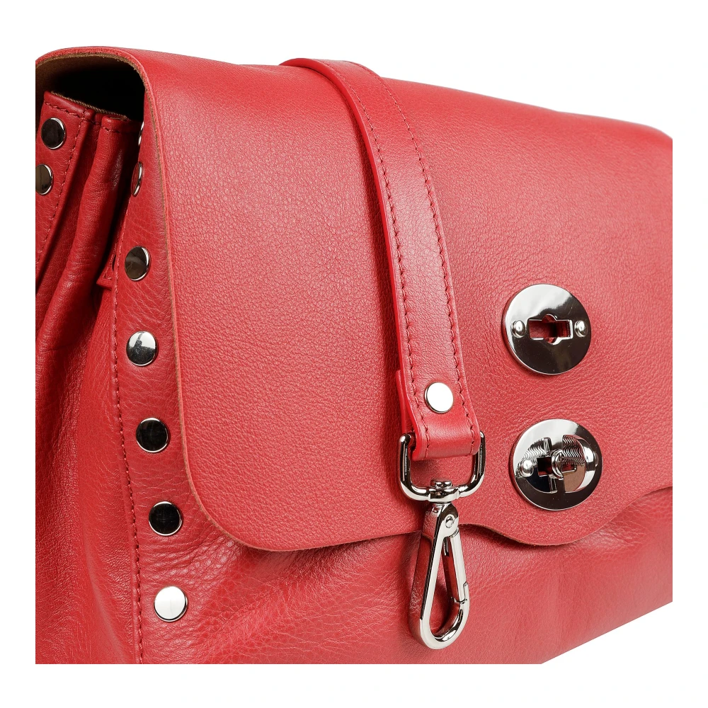Zanellato Stijlvolle Mix Schoudertas Red Dames
