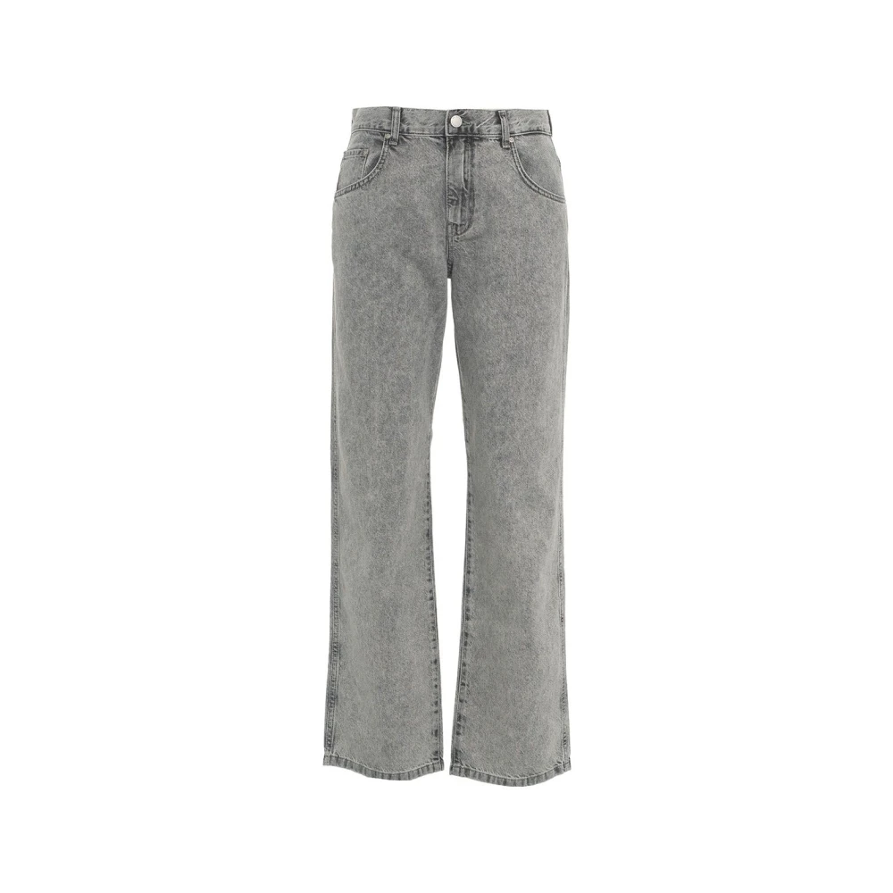 Adriano goldschmied Chique Grijze Straight Fit Jeans Tenerife Gray Dames