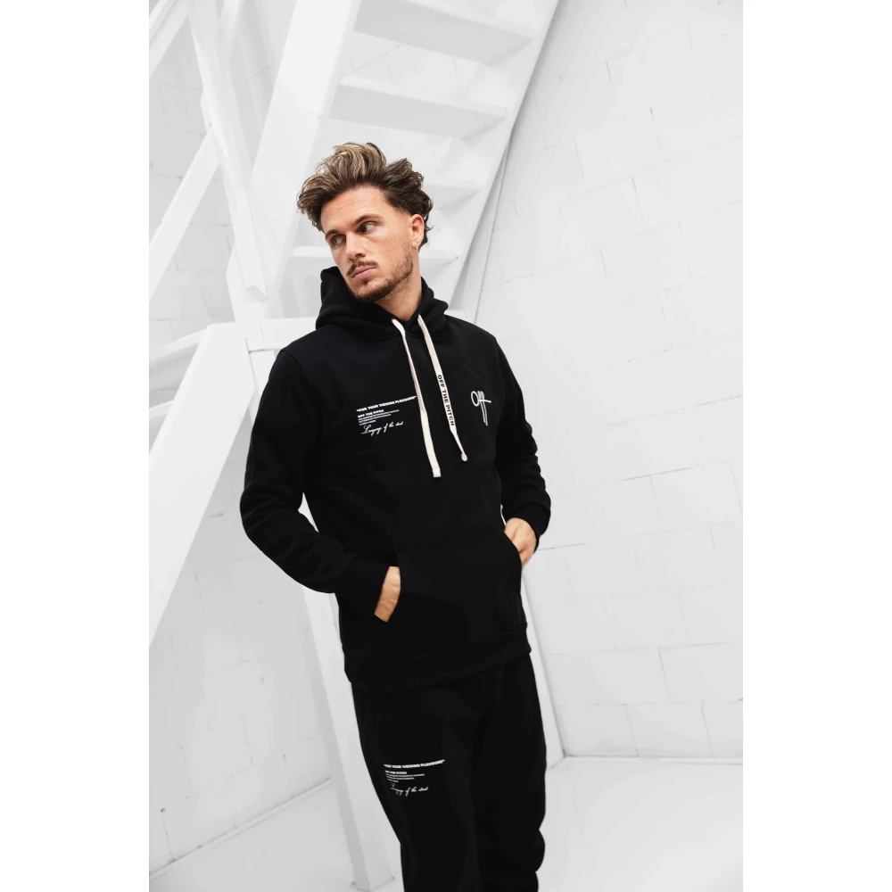 Off The Pitch Zwart Heren Neo Trainingspak Black Heren