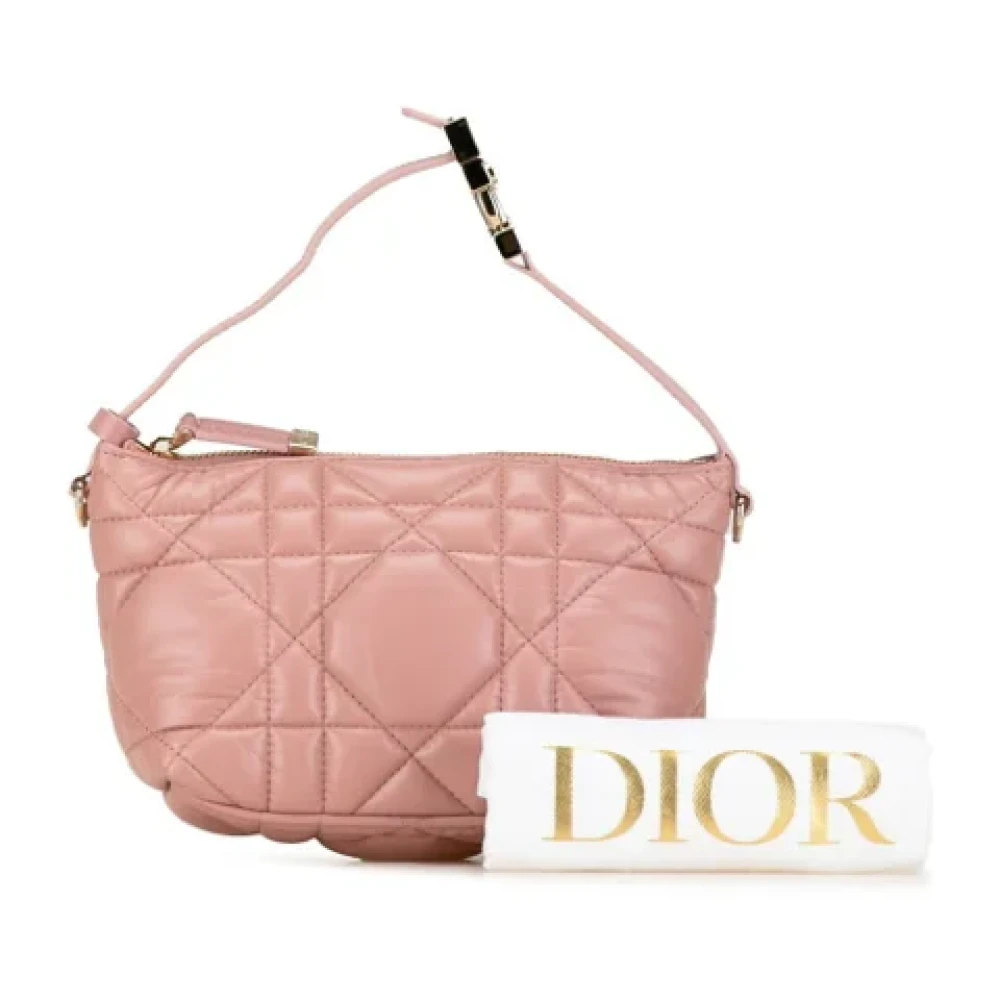 Dior Vintage Pre-owned Leather clutches Pink Dames