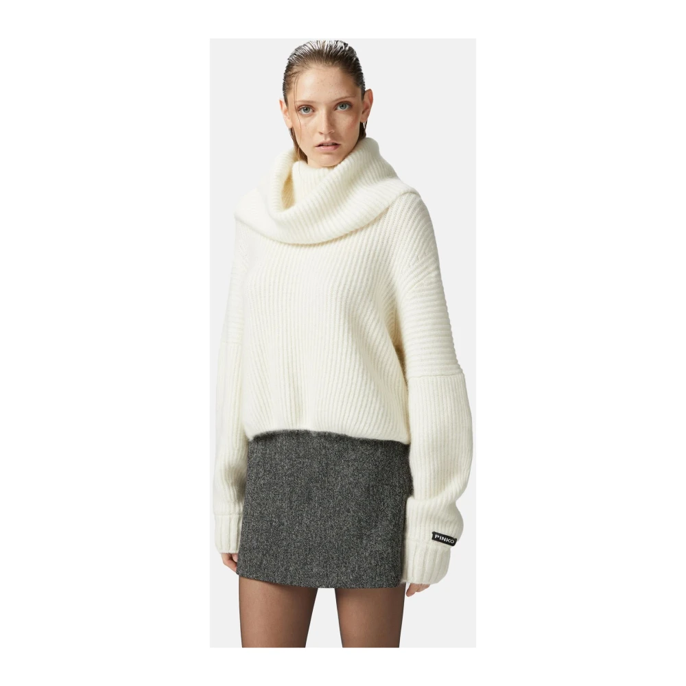 pinko Stijlvolle Gebreide Kleding Collectie White Dames