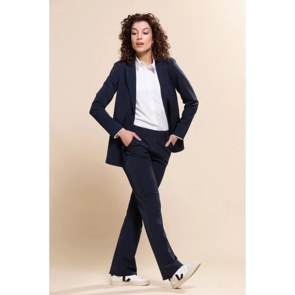 &Co Woman Blazer dames Stijlvol en tijdloos Blue Dames