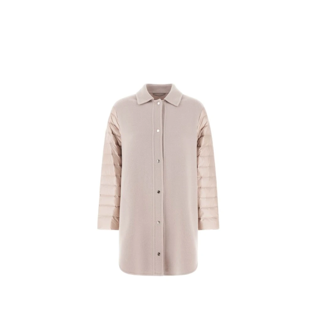 Herno Gepaneerde Donsjas Beige Dames