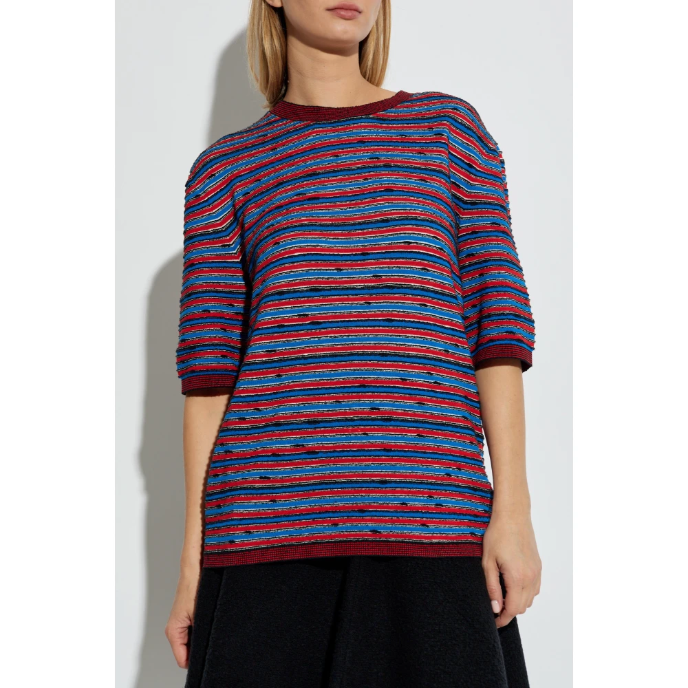 Bottega Veneta Gestreept patroon T-shirt Multicolor Dames