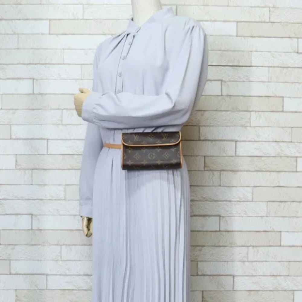 Louis Vuitton Vintage Pre-owned Fabric crossbody-bags Brown Dames