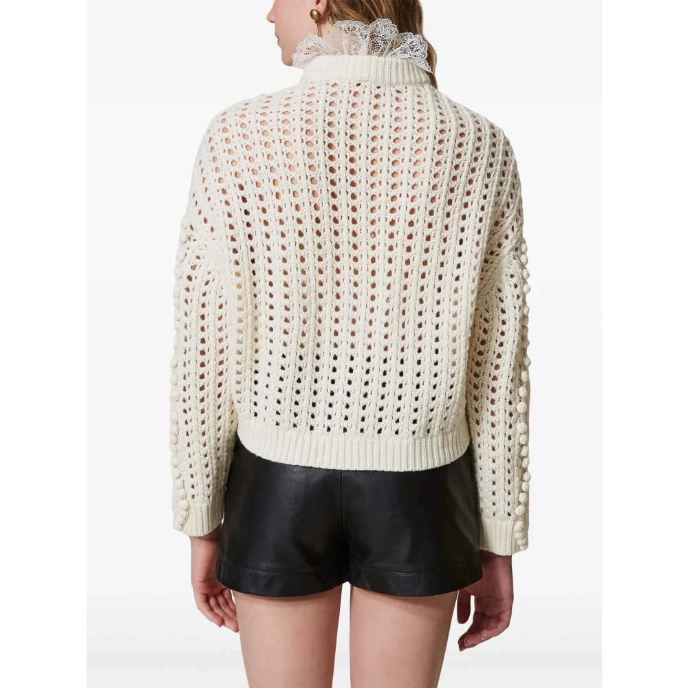 Twinset Sneeuw Trui Beige Dames