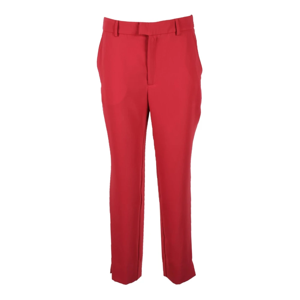 Semicouture Polyester Broek Red Dames