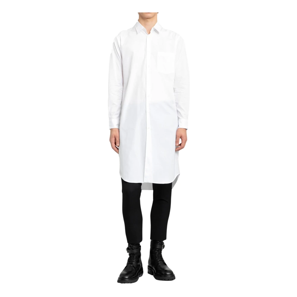 Comme des Garçons Witte Klassieke Kraag Overhemd White Heren