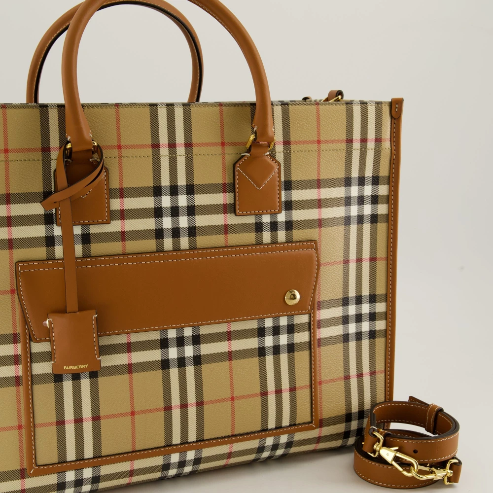Burberry Vintage Check Shopper Freya Beige Dames