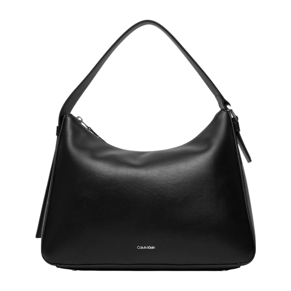 Calvin Klein Stijlvolle Middelgrote Tas Lente Zomer Collectie Black Dames