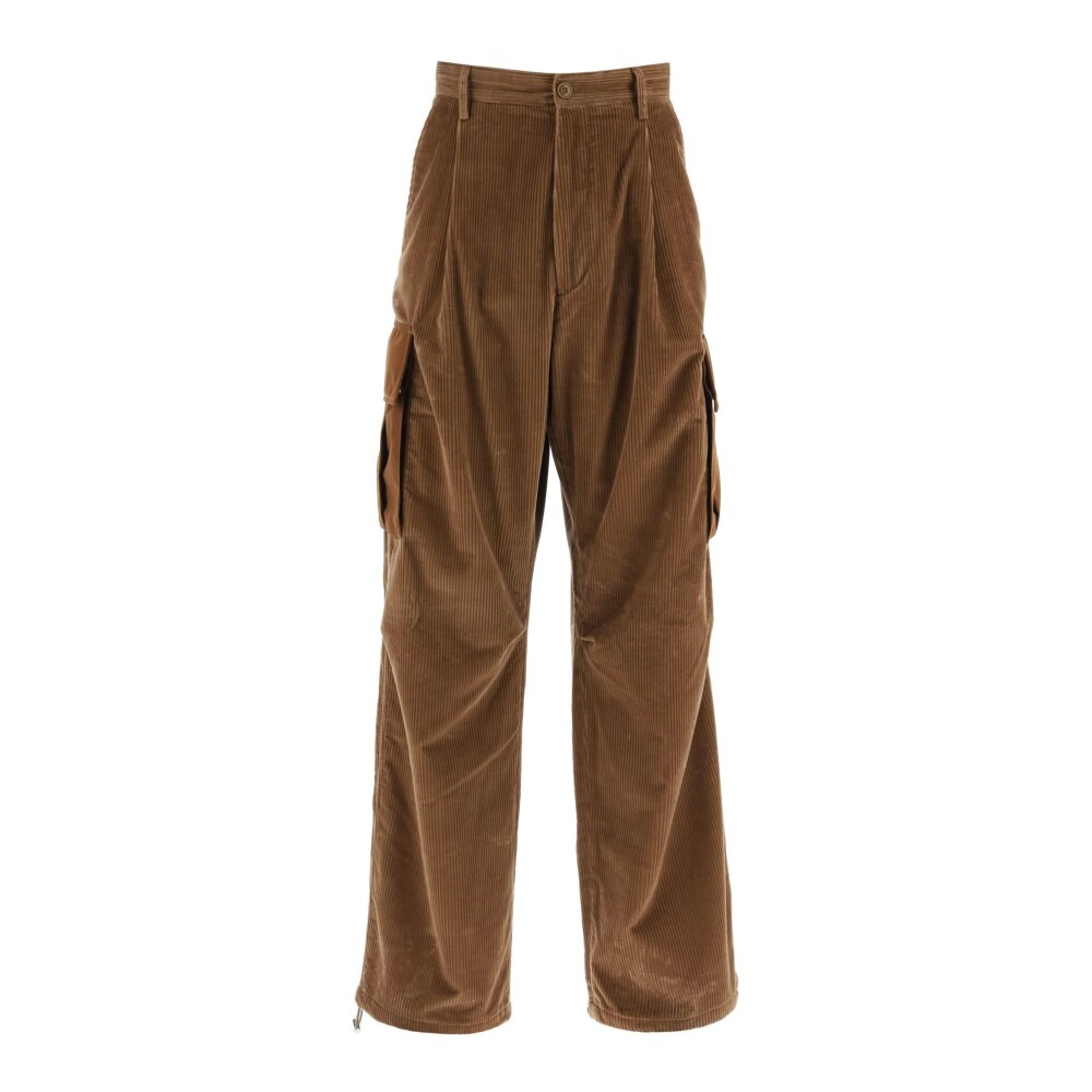 Pantalon cargo velours femme hot sale