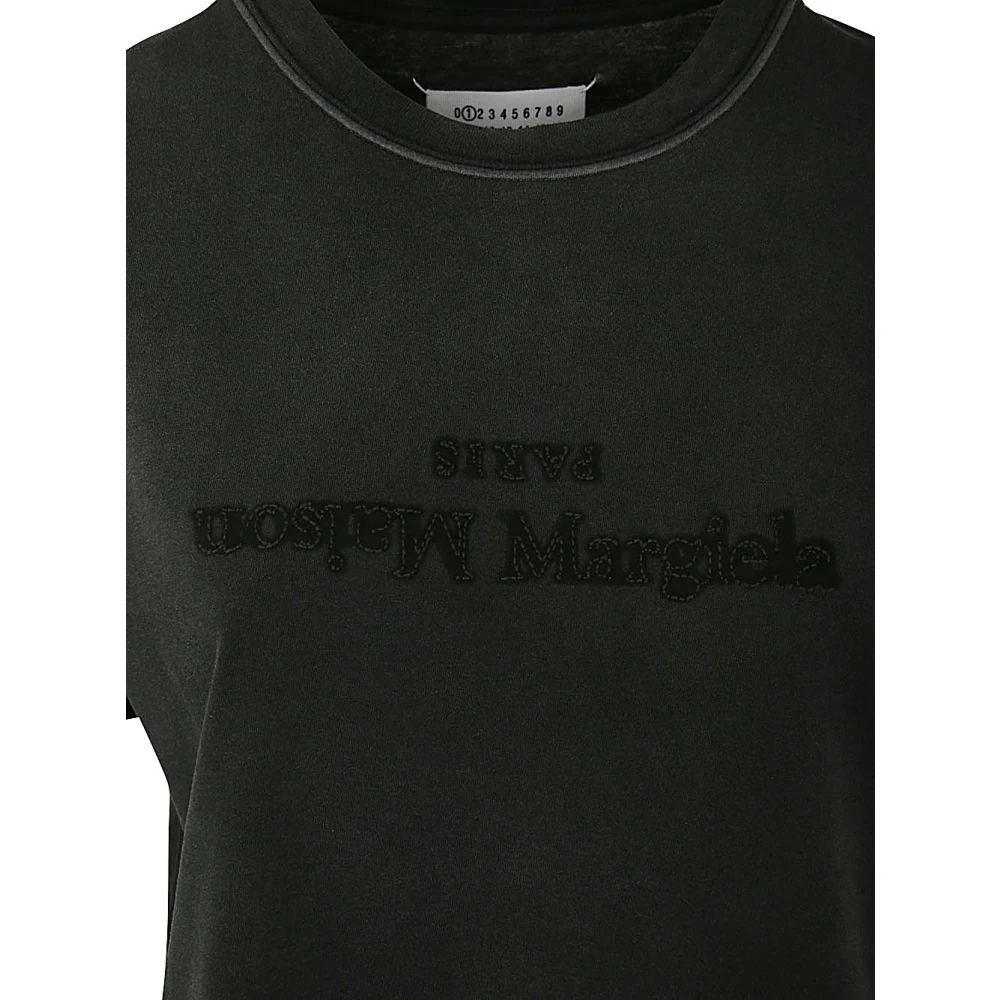 Maison Margiela Aubergine T-Shirt Gray Dames